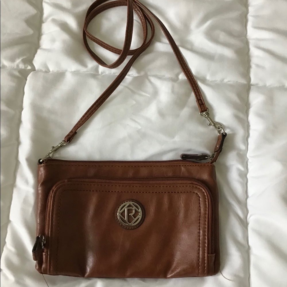 Brown Faux Leather Bag